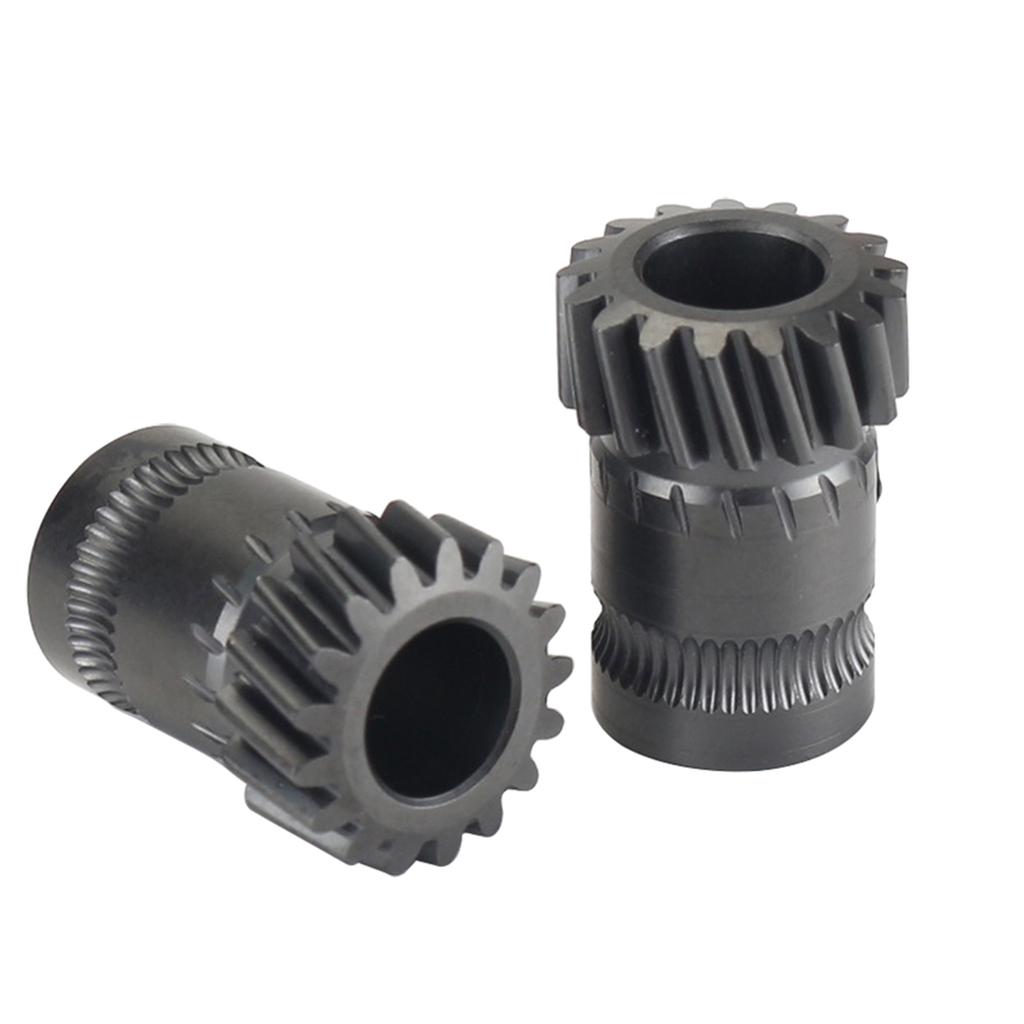 Винтовая шестерня, высокопрочная штампованная сталь, шестерни, обновленные детали 3D-принтера для мини-экструдера V1 V2 с двойной шестерней Sherpa