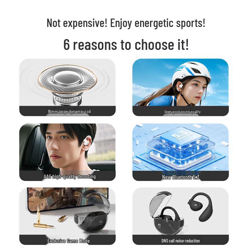 QQ Music EK11 Открытые спортивные Bluetooth-наушники