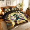 Custom Name,Izuku Midoriy Pattern Bedding Home Decoration Birthday Gift ( 1 duvet cover + 2 pillowcase, without core),fan merchandise.