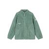 Adidas Sportswear Lounge Jacket With Solid Color Logo Unisex Outerwear Silver Gray Green IQ1368