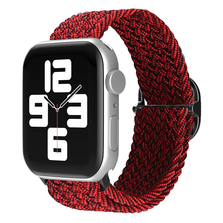 Плетеная петля Solo для Apple Watch Band 44 мм, 40 мм, 45 мм, 41 мм, 49 мм, 42 мм, 38 мм, эластичный браслет IWatch Series 7, 3 SE, 6, 8, ультра-ремешок для ремешка для наручных часов