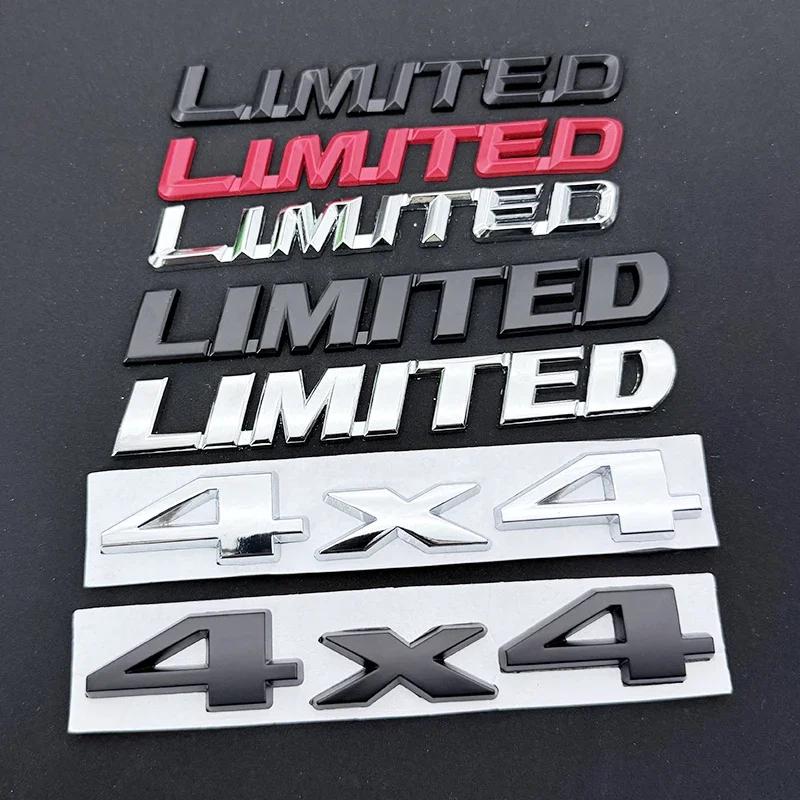 3D Металлический Логотип 4X4 Значок Ограниченная Серия Эмблема Для Toyota Highlander 4runner Rav4 Prius Tundra Jeep Автомобиля Крыло Бок Задний Багажник Наклейка