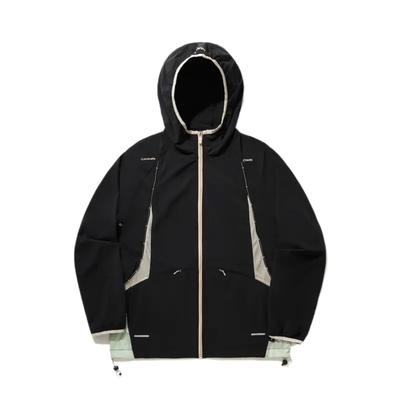 Li Ning Куртка спортивная повседневная свободного кроя с цветными блоками Унисекс AFDU815-2