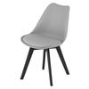 MARK chair - gray / black legs x 4