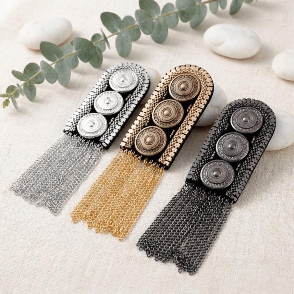 Chain Tassel Shoulder Epaulets Zinc Zinc Alloy Clothing Accessories  Costume Accessory