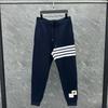 Autumn/Winter Qixi Limited Terry Cloth Striped Hoodie Sweatpants Jacket Set for Men & Women