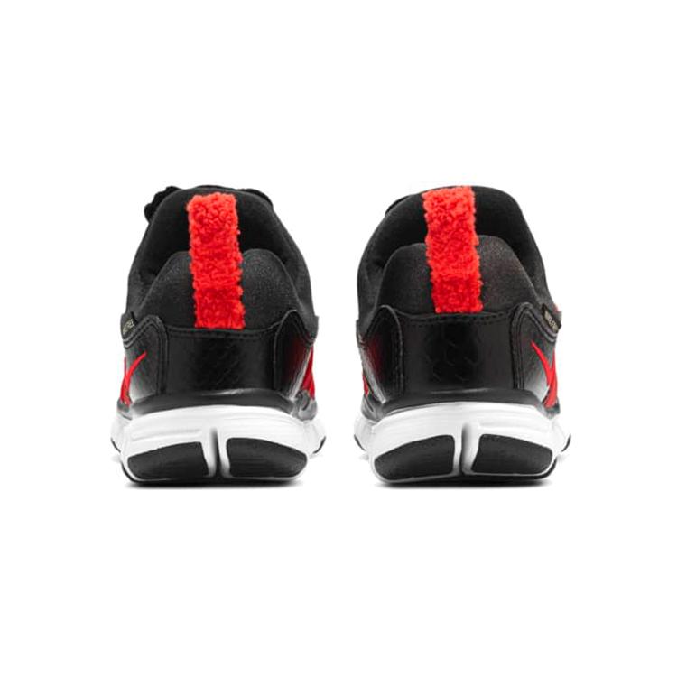 Nike Dynamo Free QS Низкие Спортивные Повседневные Кроссовки Черно-Красные Детские Возраст 3-7 Лет DC8317-001
