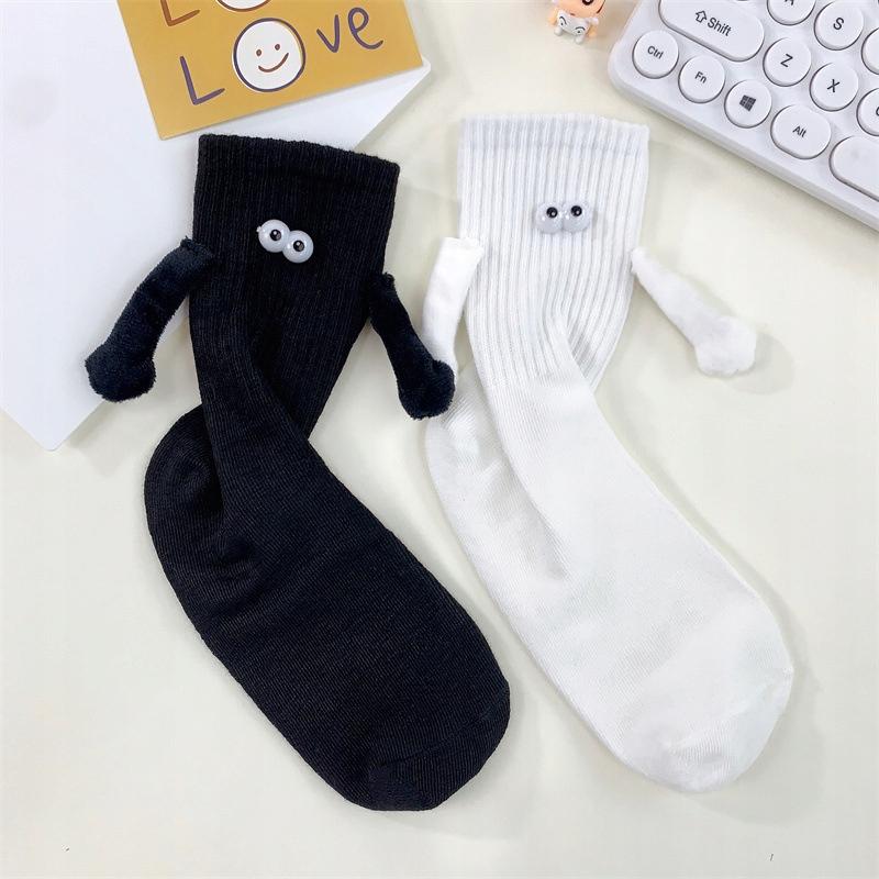 Magnetic Socks Couple Gift Holding Hands For Couples Magnet Eyes