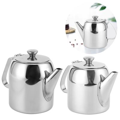 500МЛ/850МЛ Кофейник Чайник Нержавеющая Сталь Холодный Чайник Короткий Носик Круглый Чайник для Отеля Ресторана Дома Аксессуары