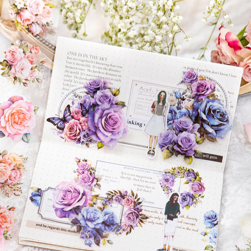 DIY Mr.Paper ПЭТ Ваcи Лента Растение Цветок Любители Скрапбукинг Декоративная Лента Винтажный Журнал Набор Стикеров