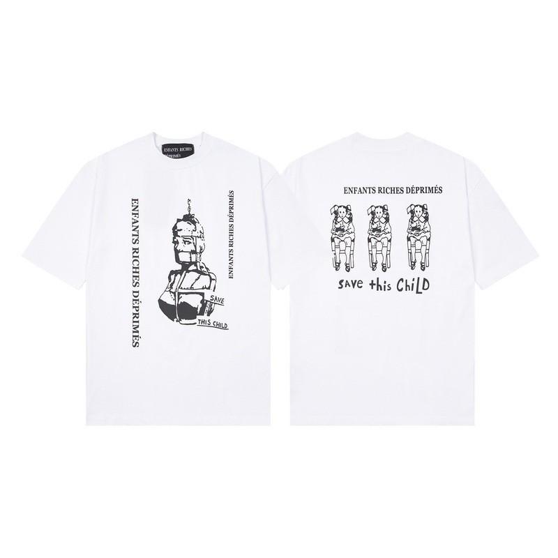 2025 Loose Fit Short Sleeve T-Shirt Men Women Cartoon Letter Print Casual Top
