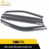 18-Model Oshan X70A Rain Guards with Bright Trim Strips - Modified Accessories