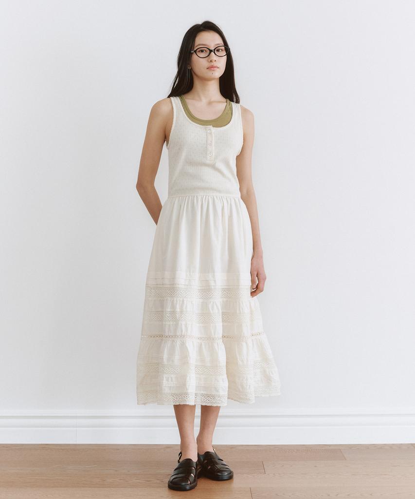 Ceme Cancan Lace Long Dress(Iv)