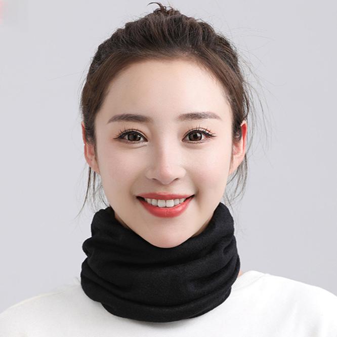 Винтажный снуд с узором снежинок, набор в стиле бохо, мягкий, теплый, эластичный, шапки, зимний, для улицы, ветрозащитный, холодозащитный, защита шеи