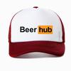 Кепка Beer Hub Модная Повседневная Унисекс Регулируемая Солнцезащитная Шляпа Для улицы Летняя Сетчатая Тракер Snapback