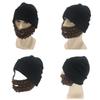Funny Men Women Knit Bearded Hats Handmade Wig Winter Warm Ski Mask Beanie Christmas Halloween Caps