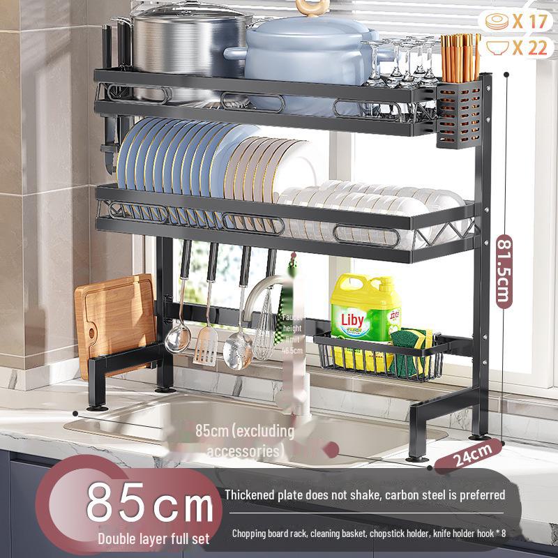 Многофункциональная кухонная мойка для хранения посуды и слива