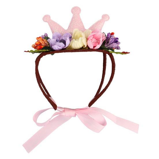 Dogs Cats Christmas Patterns Headband Photography Props Pet Headwear Accessory