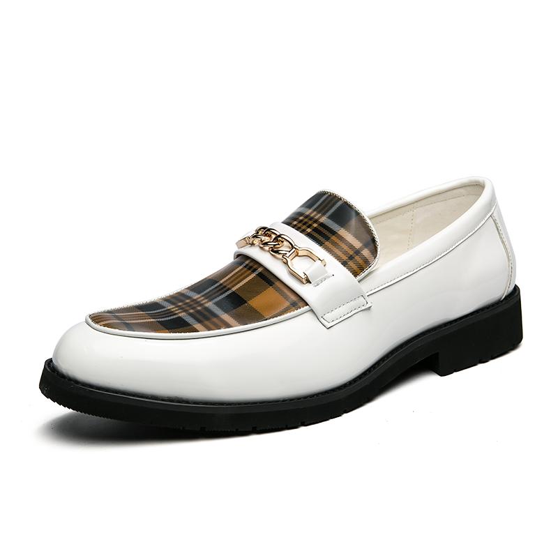 Модные мужские кожаные лоферы ручной работы, слипоны на низком каблуке, в британском стиле, весна/осень, модные броги, остроносые, обувь больших размеров 47 48