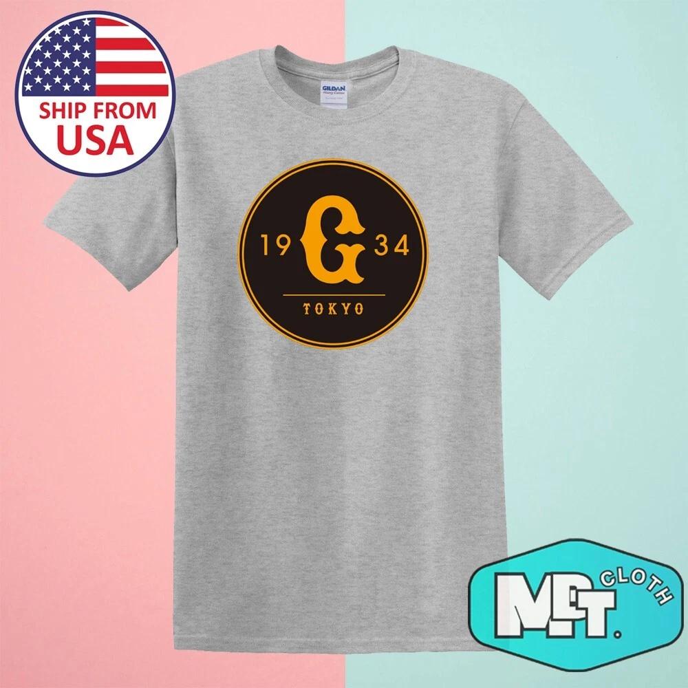 Yomiuri Giants Tokyo Nippon Men's Grey Size S-5XL