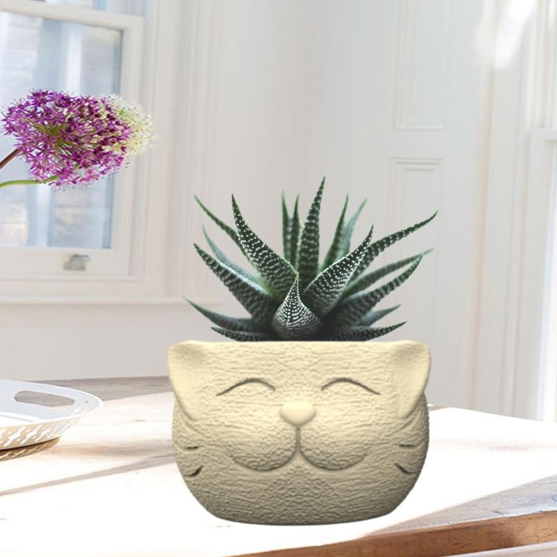 Cute Silicone Mold Succulent Flower Silicone Mold for Crafts Unique Succulent Candle Holders