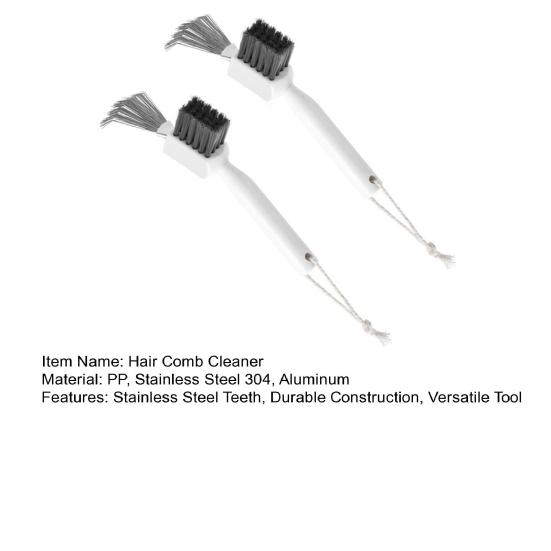 2 шт. инструмент для чистки расчесок для волос из нержавеющей стали щетка для чистки волос 2 в 1 очиститель расчесок