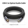 Highly Recommended-USB-C To TOSLINK Male Optical Sound Adapter USB-C To SPDIF Digital Converter For Laptops For Computer Connect