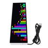 Светодиодный музыкальный спектр-дисплей с питанием от USB, разноцветный RGB, управляемый голосом, ритм-подсветка с функцией электронных часов