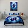 Haunted Moonlit Creature Design Bedding Duvet Cover Set  (1*Duvet Cover 2*Pillowcases, without duvet insert)