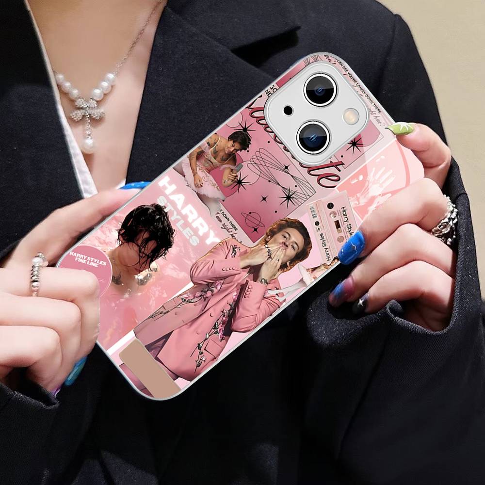 H-Harrys Музыкальные стили Для IPhone 14 13 12 Mini 11 Pro XS Max X XR 14 Plus Закаленное стекло Чехол