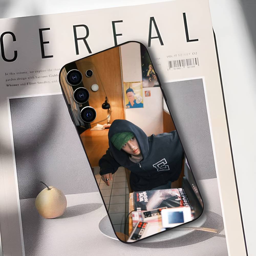 Woojin LNGSHOT Jung Woo Jin Phone Case For Samsung S25,S24,S21,S22,S23,S30,Ultra,S20,Plus,Fe,Lite,Soft Black Cover