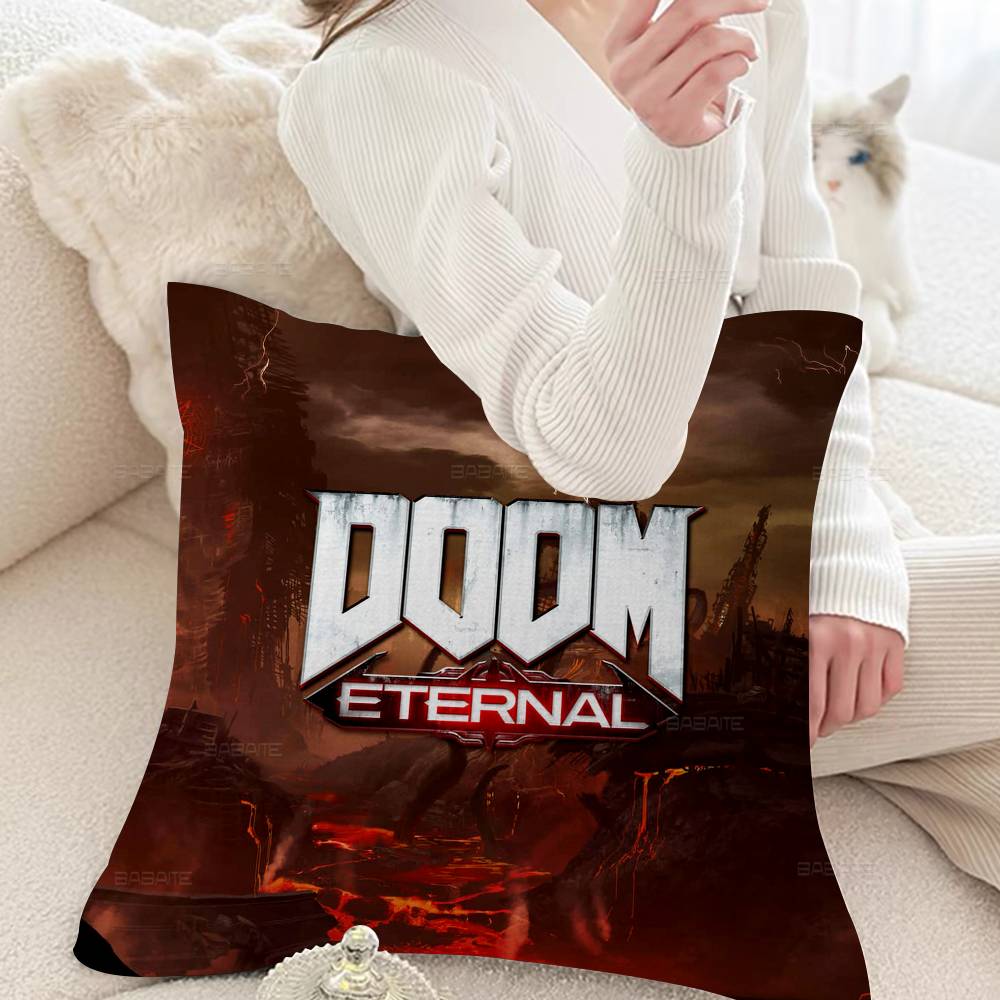 Популярные игры D-Dooms Eternals Подушка Подарок Домашний Офис Декор Спальня Диван Автомобильная Подушка Чехол 45x45