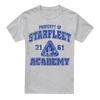 Футболка Star Trek Old School 100% Хлопок Мужские Футболки Топ S-5XL, Атлетический Серый