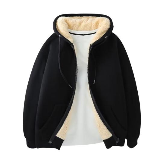 Флисовые Утепленные Толстовки Женские Однотонные на Молнии Теплые на Подкладке