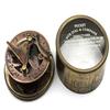 Винтажный компас НАВИГАЦИОННЫЙ инструмент Морские солнечные часы Компас с кожаным чехлом-календарем