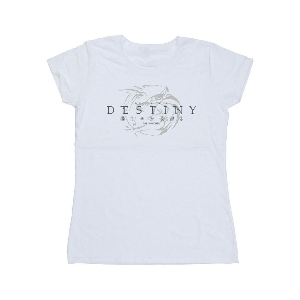 Netflix Womens/Ladies The Witcher Wolf´s Destiny Cotton T-Shirt