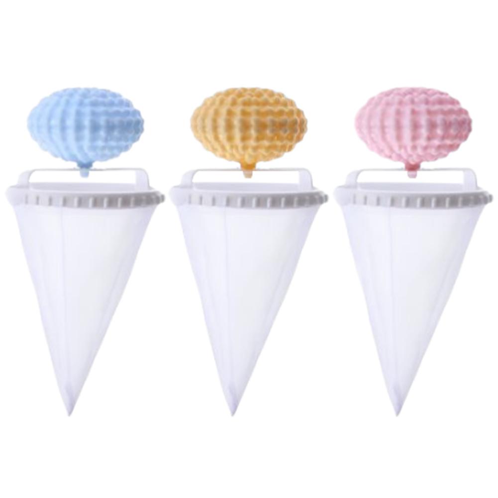 3Pcs Pet Hair Remover for Laundry Washing Machine Floating Lint Mesh Bag Washing Machine Filter for Washing Machine