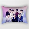 Boys Kpop Bangtan Bts Print Pillowcase Cover Bed Seat Square Pillow Cover Home