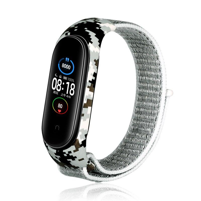 Nylon Strap for Xiaomi Mi Band 6 5 3 4 Bracelet Wristband Sports Breathable Bracelet For Miband 6 4 3 5 Replacement Strap