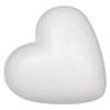 Styrofoam Heart - - 5 Cm - White - Adult