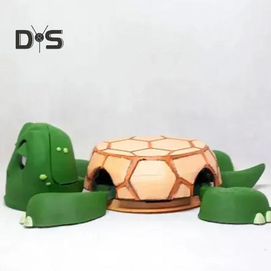 Подставка под стакан в форме черепахи, напечатанная на 3D-принтере, подставка под стакан в форме черепахи, кухонный декор, дробленые подставки под напитки, защищают стол от влаги и пятен