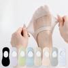 Women's Summer Thin Mesh Breathable Shallow Mouth Non Slip Heel Socks