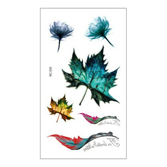 Водонепроницаемые цветные наклейки-татуировки для всех возрастов