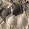 Women Seamless Bra Padded Vest Bras Push Up Lingerie Girl's Bralette Sleep Top Adjustable Shoulder Strap Underwear