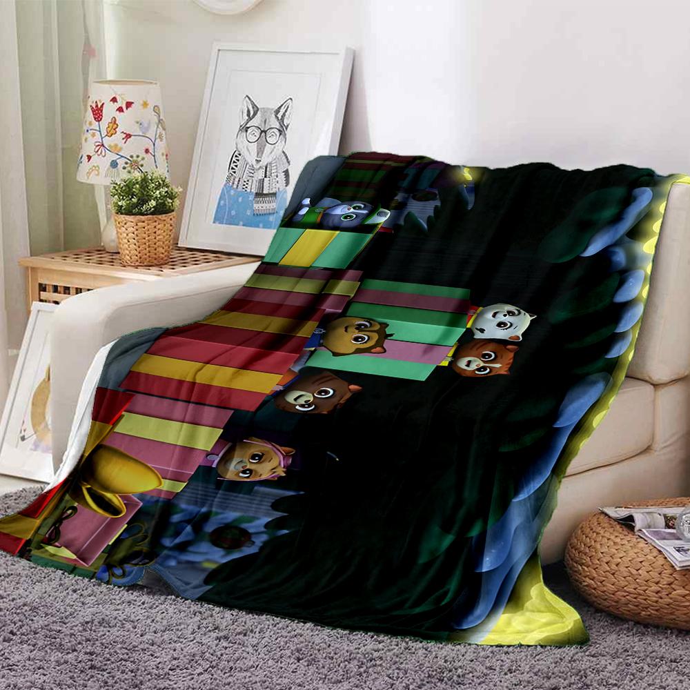 1Pc Paw Patrol Christmas Adventure Blanket Soft Throw Blanket For Home Bedroom Bed Sofa Travel Office Solid Christmas Blanket