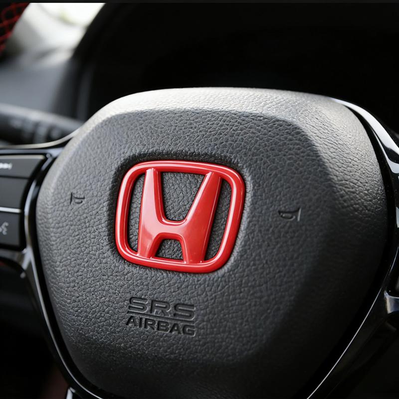 Honda Steering Wheel H Logo Badge Cover for Civic Accord CR-V Fit Odyssey City Multi-Color Car Interior Modification Accessories CB0