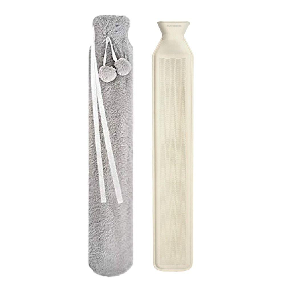 72cm Warm Water Bag Leak-proof Water-filled Waist Warmer Soft Long Hot Water Bottle Bag  Foot