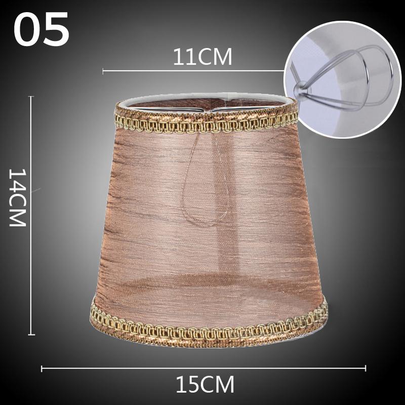 Современный абажур для потолка, прозрачный абажур из текстурированной ткани, прозрачный абажур в виде барабана, потолочный светильник, чехол для домашнего декора