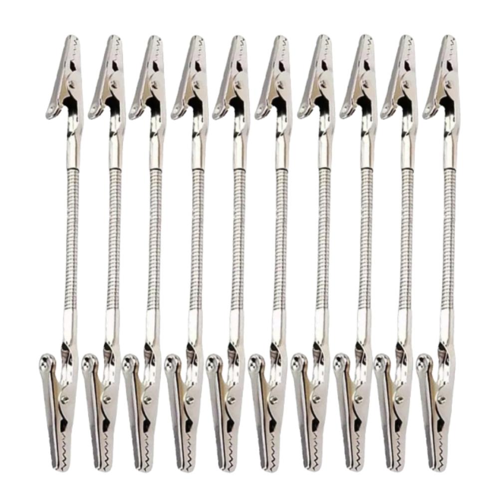 10Pcs Multifunctional Universal Crocodile Clip Adjustable Broken Incense Clip  Outdoor Camping