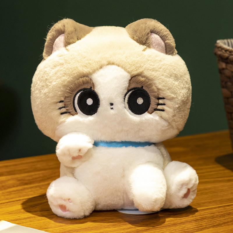 Очаровательная Мягкая Плюшевая Игрушка Кошка Для Детей Мягкая Набивная Животная Кукла Подарок на День Рождения